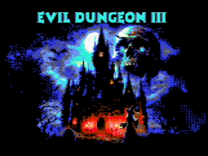 EVIL DUNGEON III (C64) - Strictly Limited "Blue Disk" Collectors Edition + Slipcase