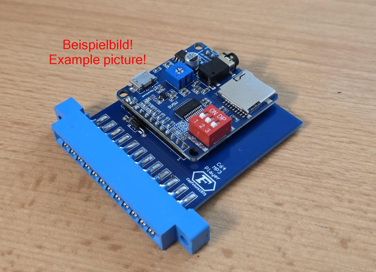 MP3-Player Userport-Modul für C64/128 (Bausatz, Assembly kit)